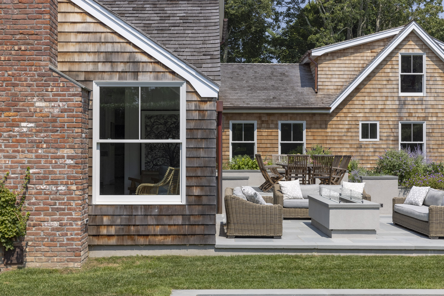 Photo of construction by Ronald Webb Builder.